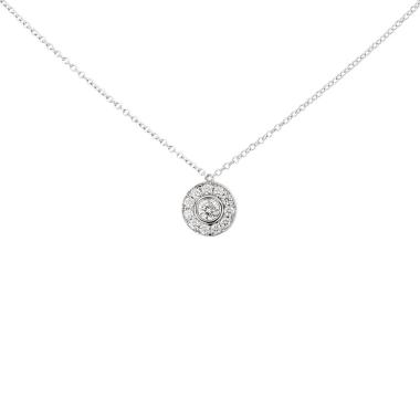 Tiffany & Co Circlet pendant in platinum and diamonds