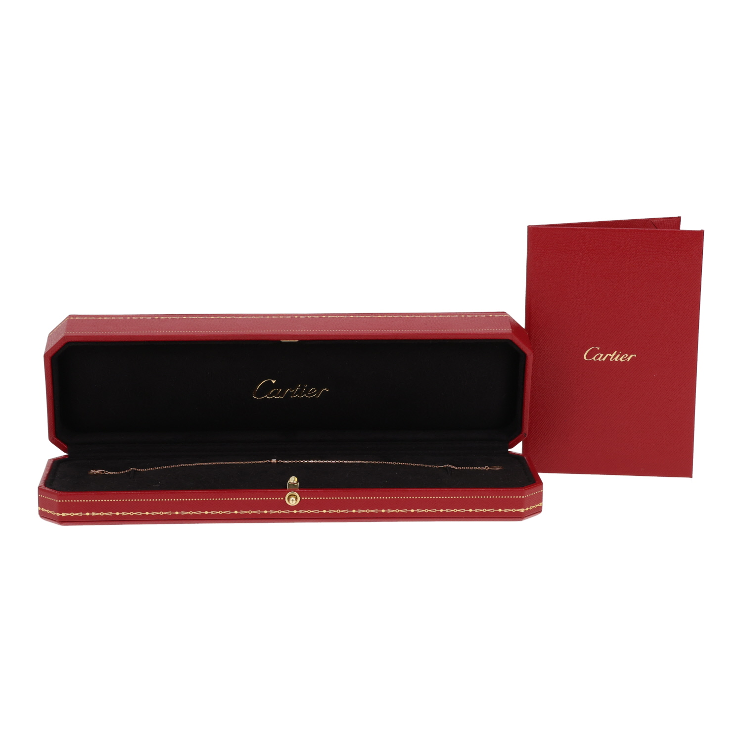 Bracelet Cartier Diamant Léger mini en or rose et diamant