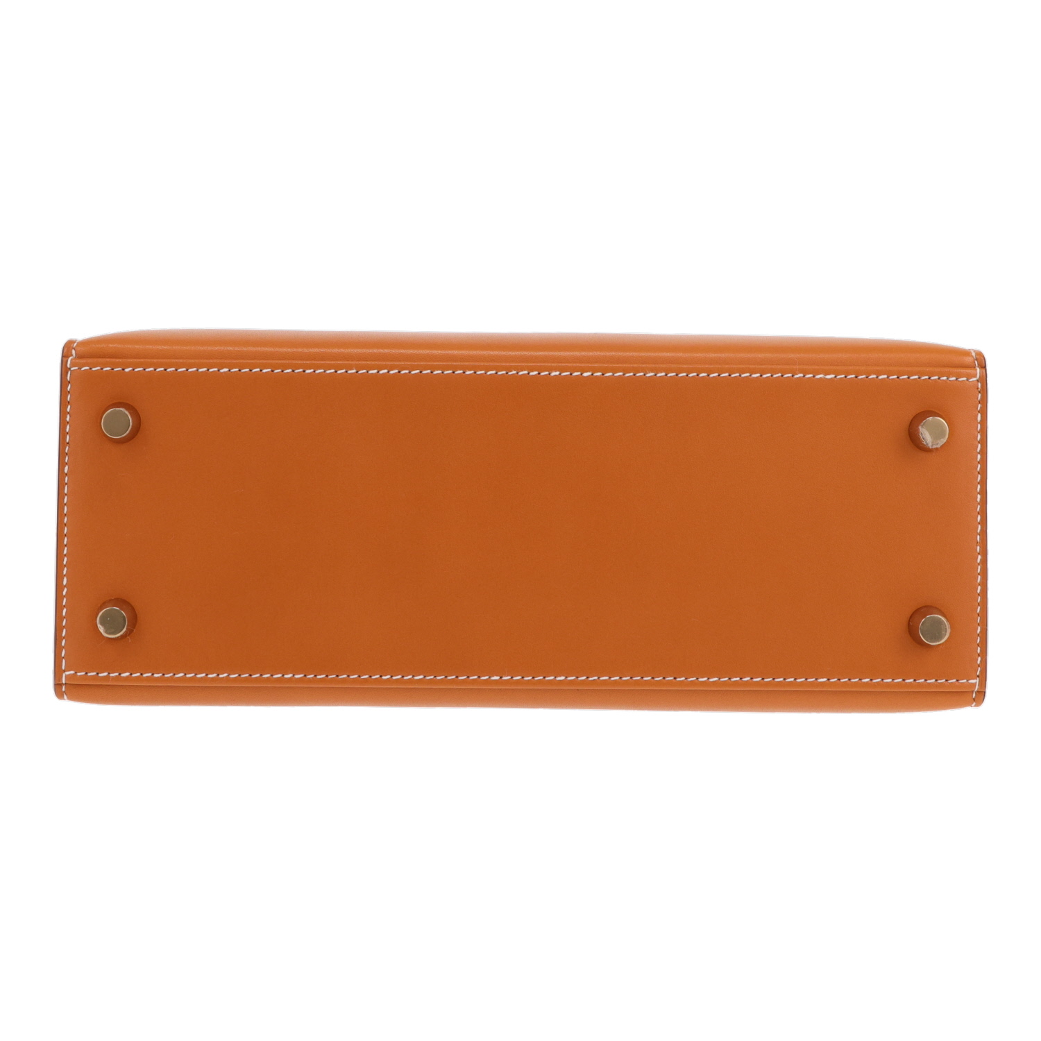 Hermès Kelly handbag, 25 cm, in natural Evercolour calfskin - Detail D1