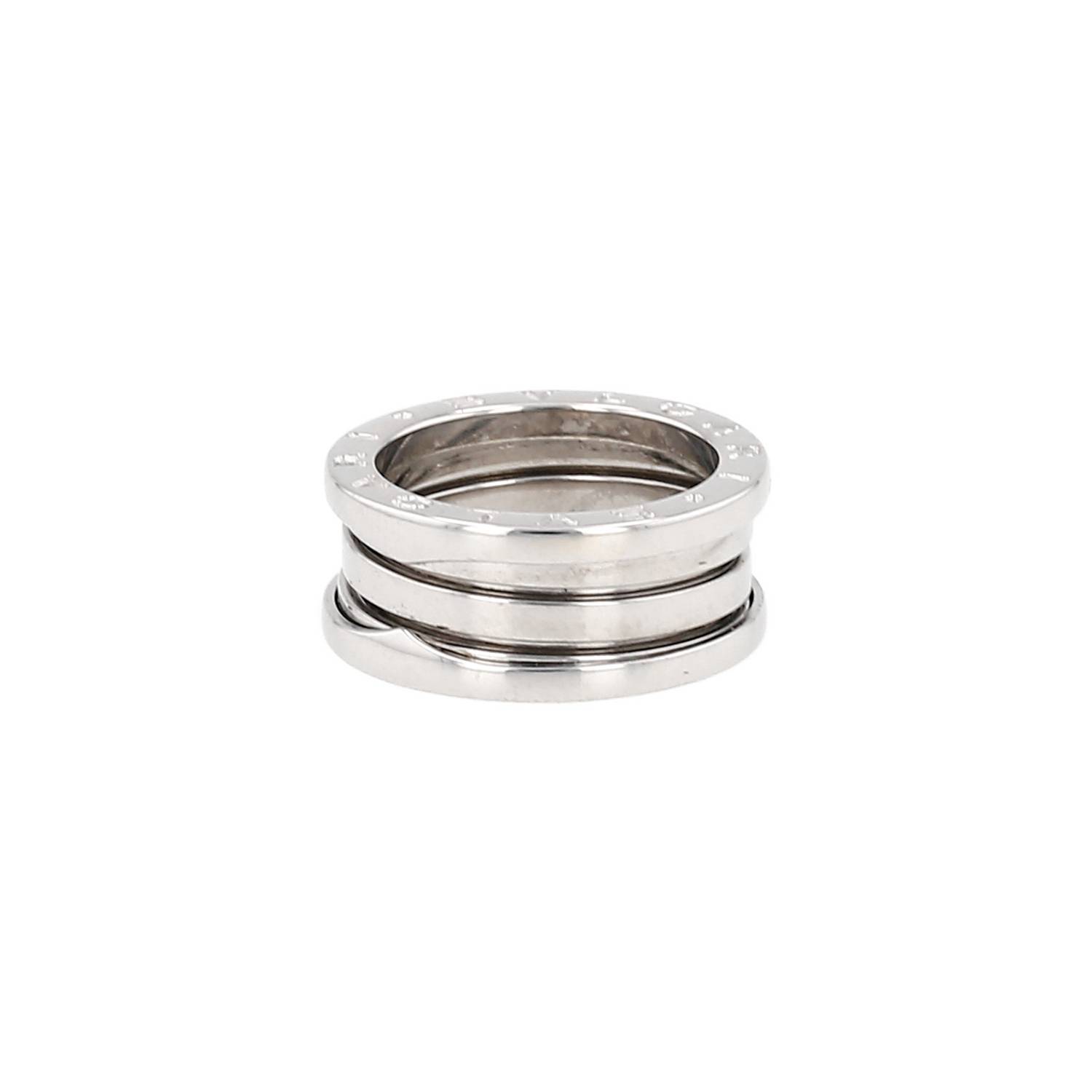 Bague Bulgari B.Zero1 or blanc moyen modèle occasion Bague Bulgari B.Zero1 or blanc moyen modèle occasion
