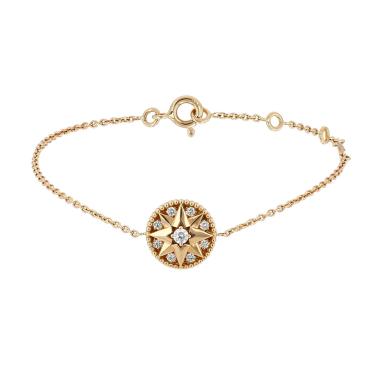 Bracelet Dior Rose des vents en or jaune et diamants