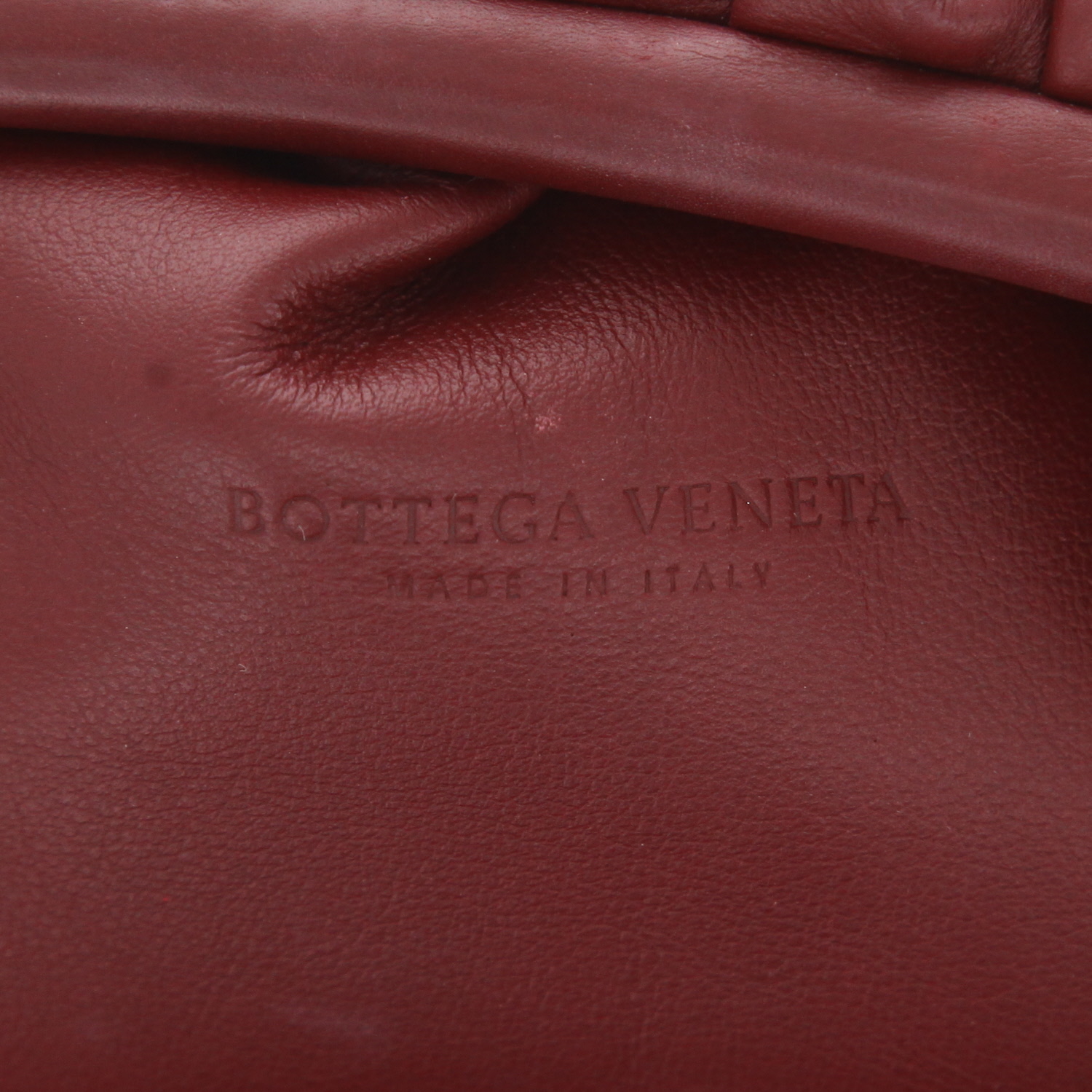 Bolso de mano Bottega Veneta  Bolso de mano de cuero burdeos - Detail D2