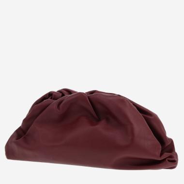 Pochette Bottega Veneta  Pouch en cuir bordeaux