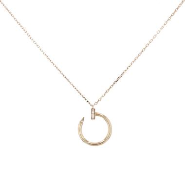 Collana Cartier “Juste un clou” in oro rosa e diamanti