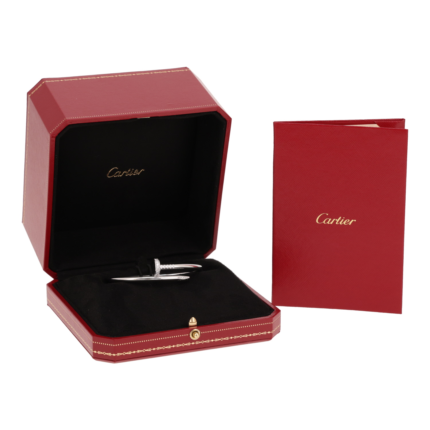 Bracciale Cartier “Juste un clou” in oro bianco e diamanti - Detail D2