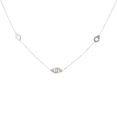 Dinh Van Menottes White Gold Necklace