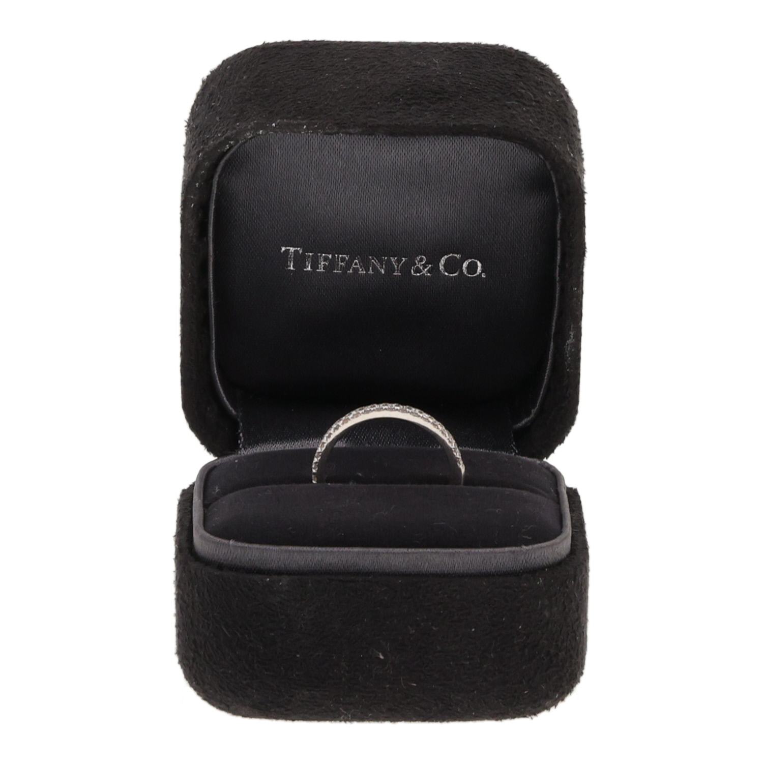 Alianza Soleste de Tiffany & Co. en platino y diamantes - Detail D2