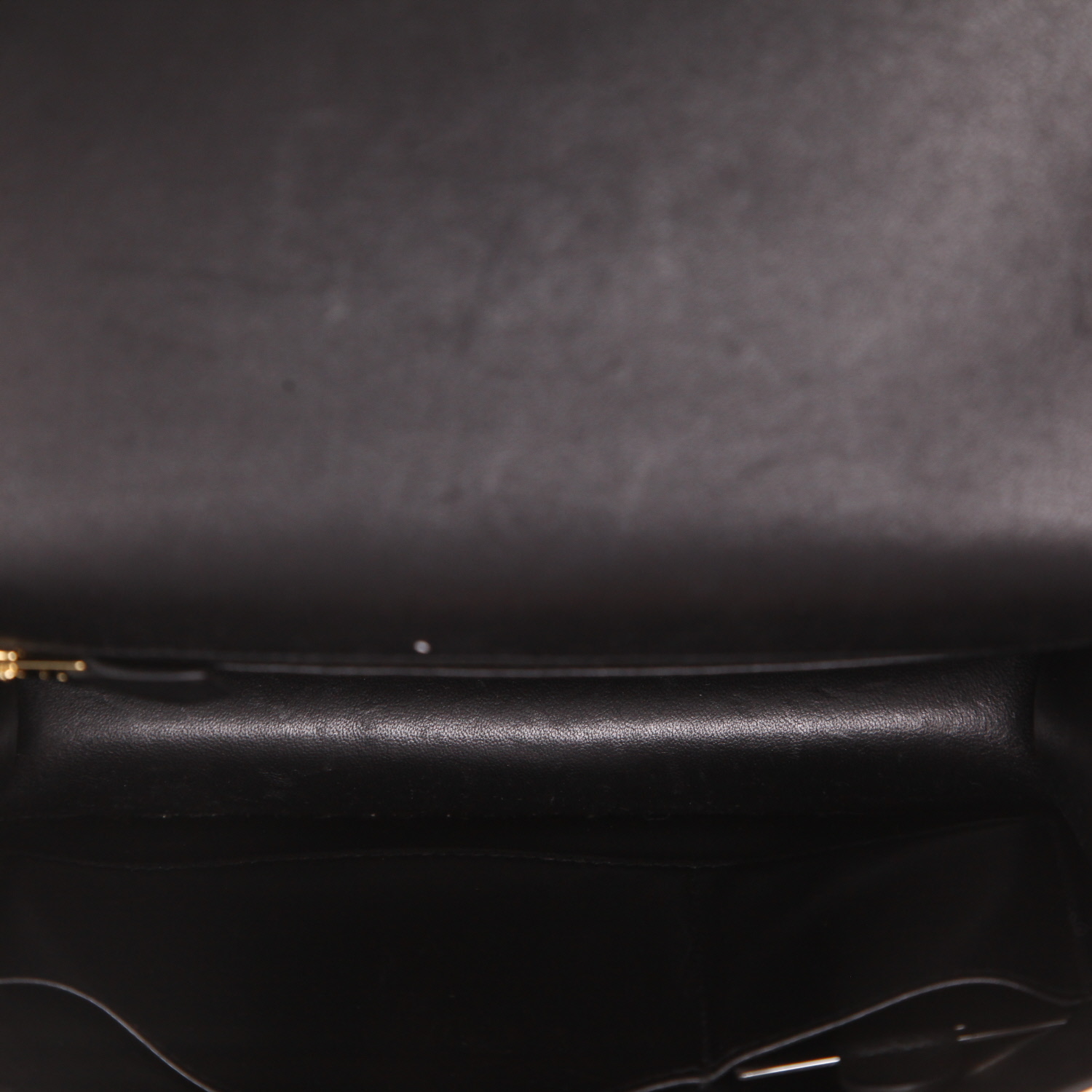 Sac à main Hermès  Constance en cuir epsom noir - Detail D3