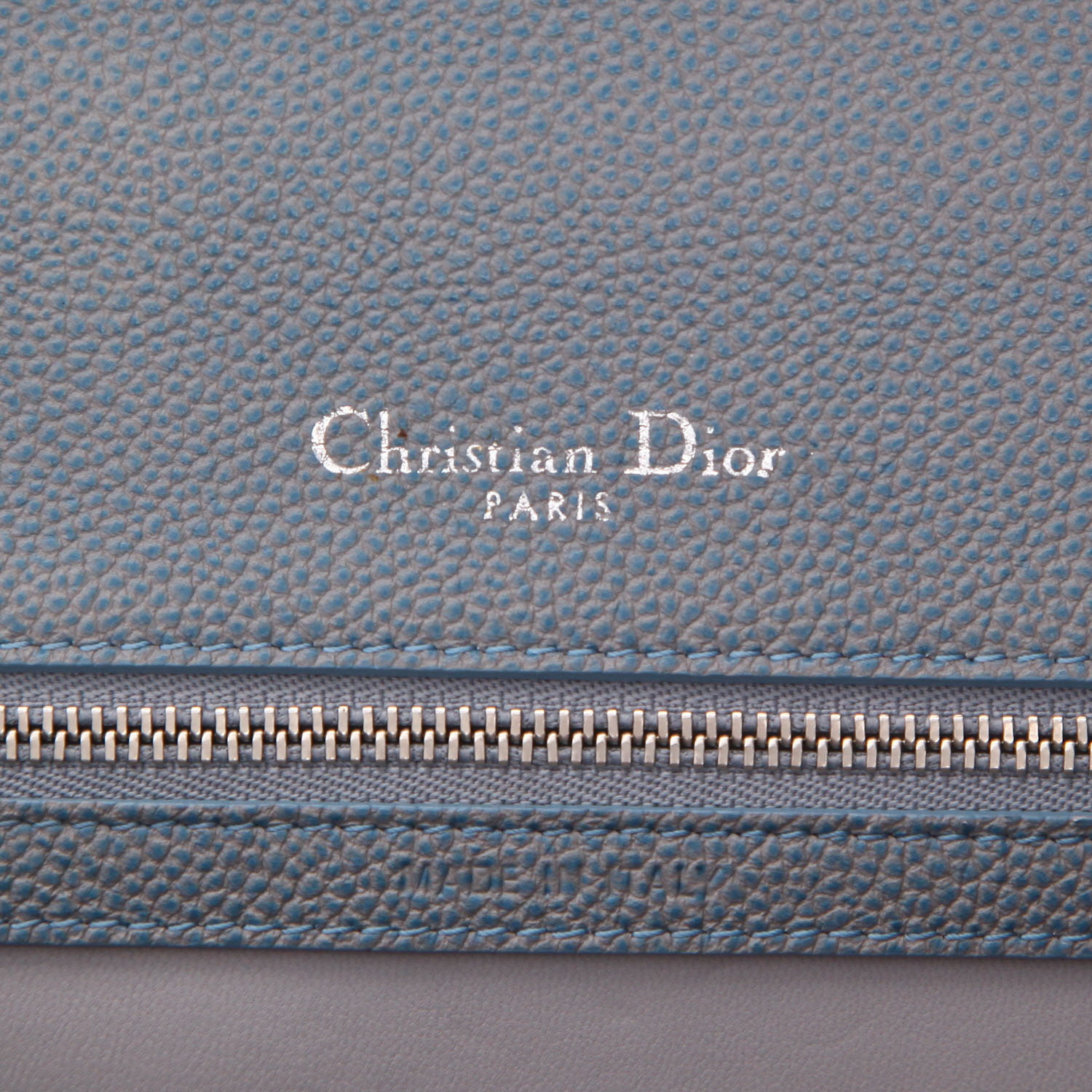 Borsa Dior  Diorama in pelle blu-grigia - Detail D2