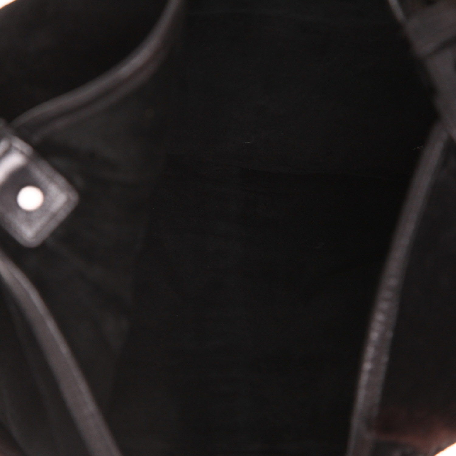 Bolso Saint Laurent «Mombasa» de ante de ternero Noir - Detail D3