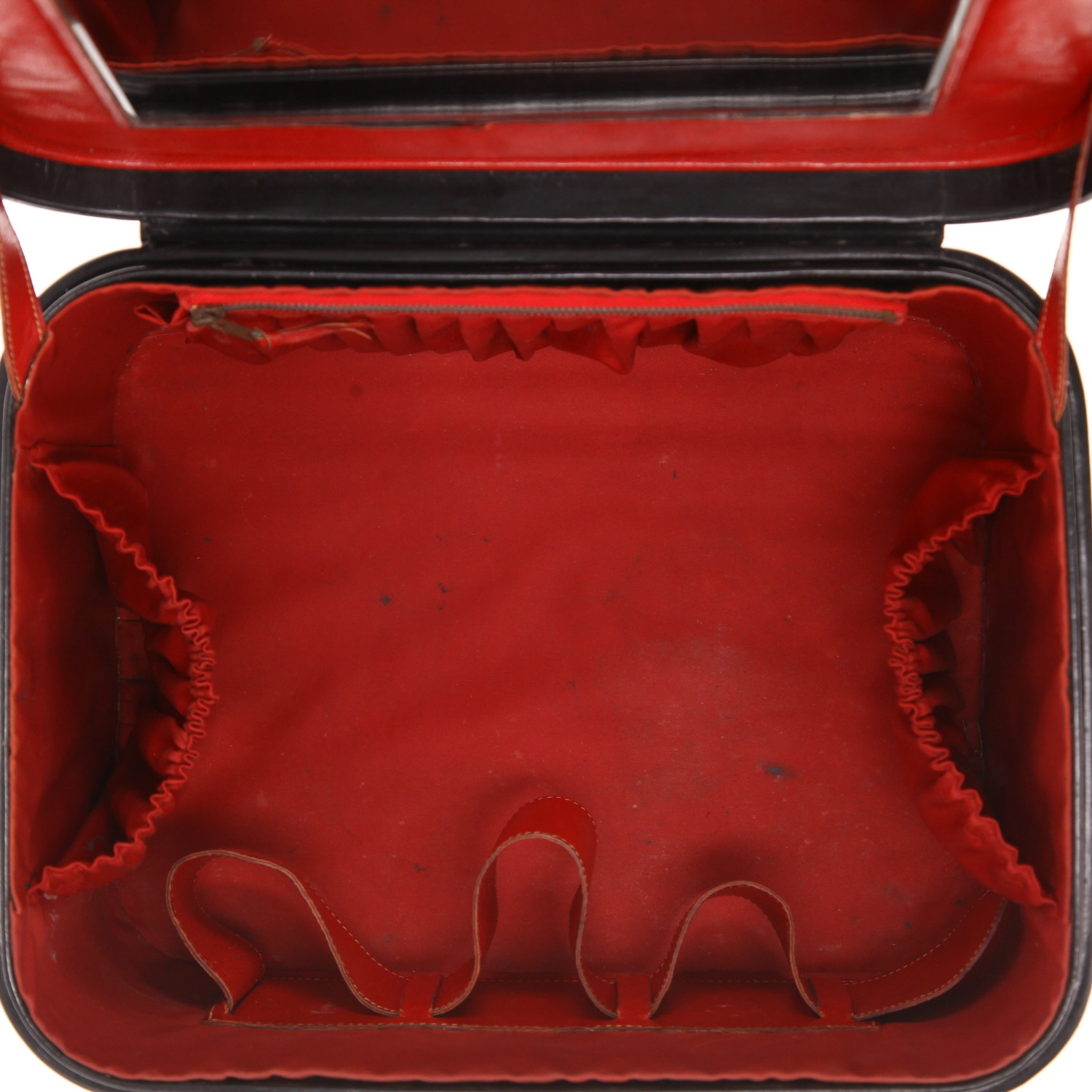 Vanity Hermès   en cuir box noir - Detail D3