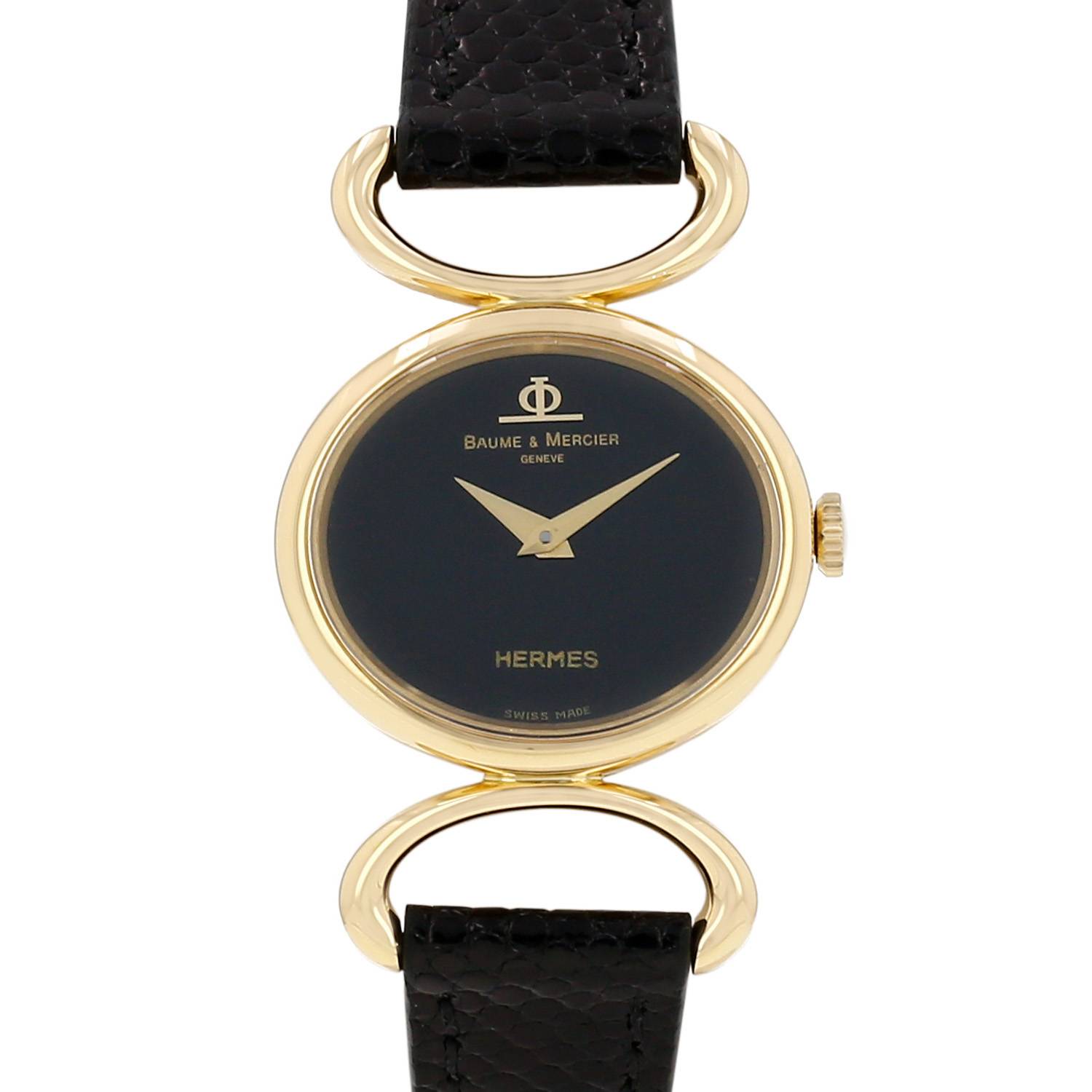 Montre Baume & Mercier x Hermès Vintage en or jaune Vers 1980
