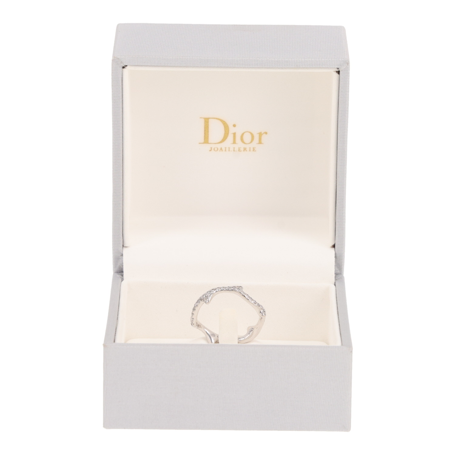 Anillo «Bois de Rose» de Dior, en oro blanco y diamantes - Detail D2