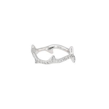 Dior Bois de Rose ring in white gold and diamonds