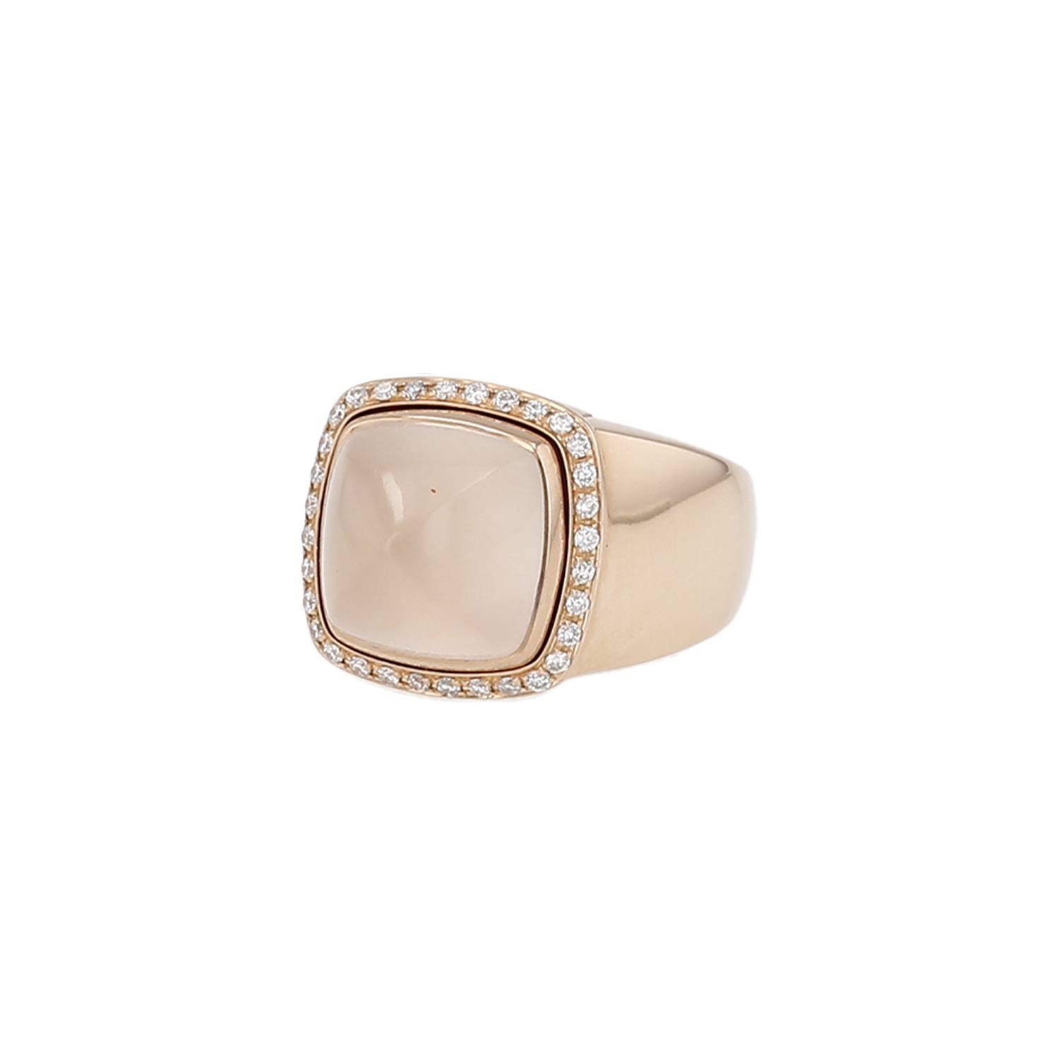 Bague Fred Pain de Sucre or rose diamants occasion