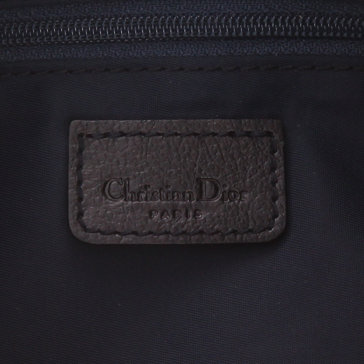 Dior Flight shoulder or handbag in blue Oblique monogram canvas - Detail D2