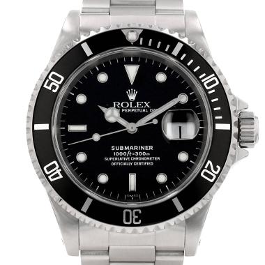 Orologio Rolex Submariner Date in acciaio, rif.: Rolex - 16610, intorno al 1998