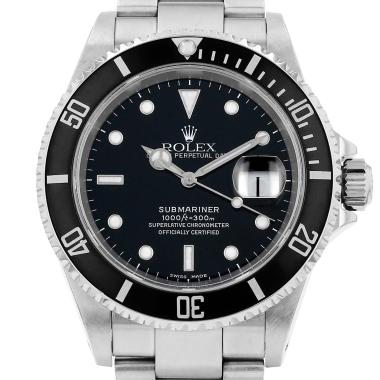 Orologio Rolex Submariner Date in acciaio, rif.: Rolex - 16610, intorno al 2002