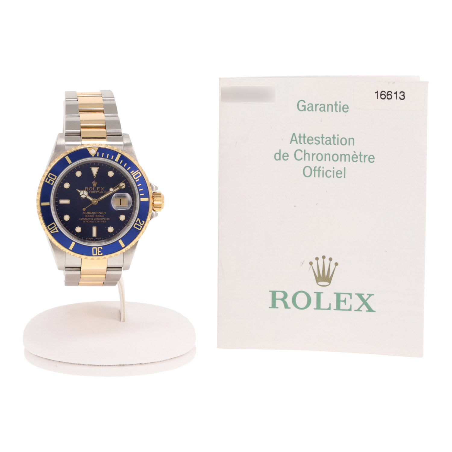 Orologio Rolex Submariner Date in oro e acciaio, rif.: Rolex - 16613T, intorno al 2005