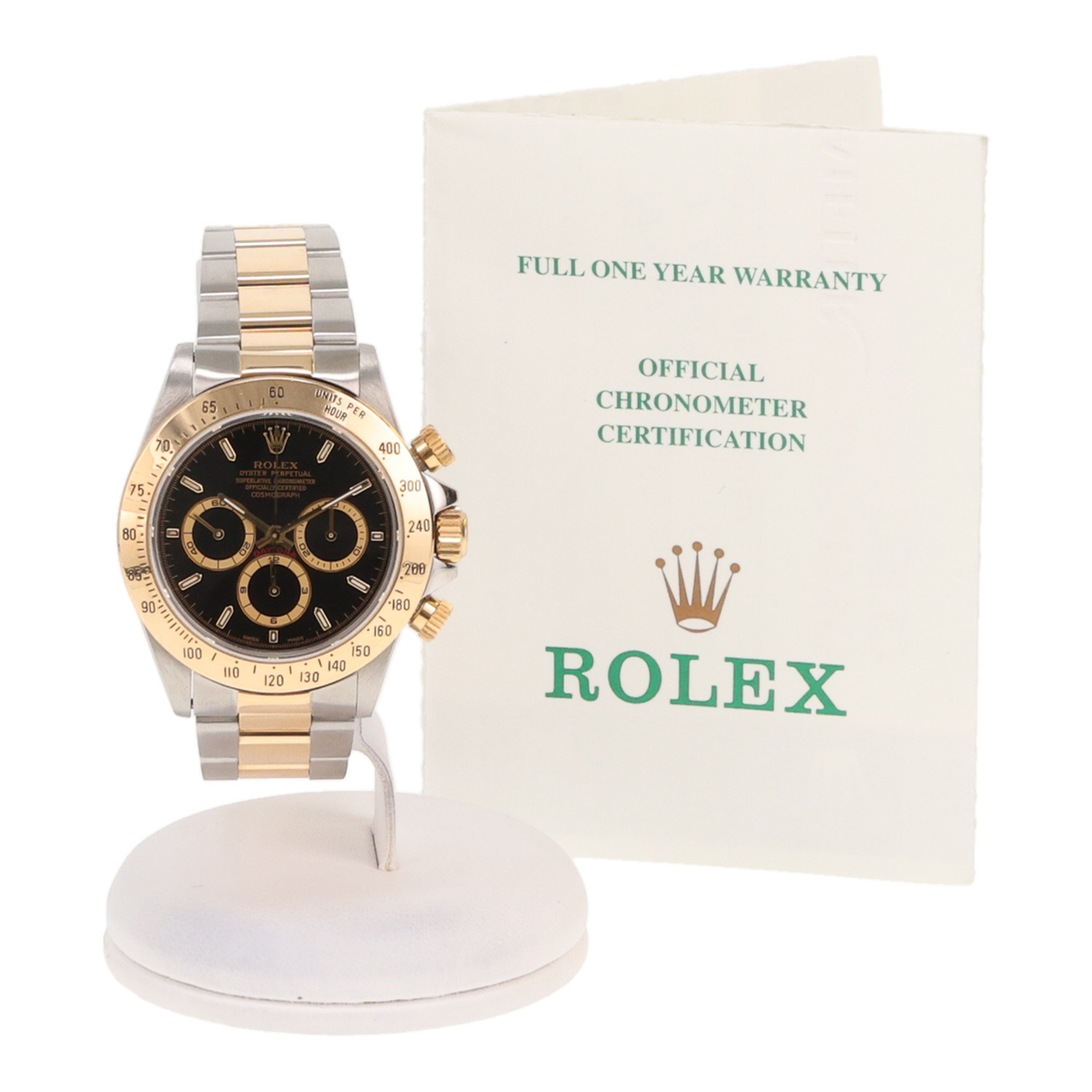 Orologio Rolex Daytona automatico in oro e acciaio, rif.: Rolex - 16523, intorno al 1997