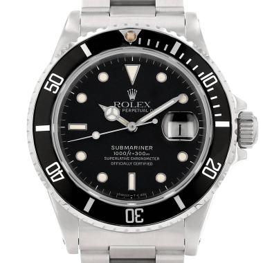 Orologio Rolex Submariner Date in acciaio, rif.: Rolex - 16800, intorno al 1986