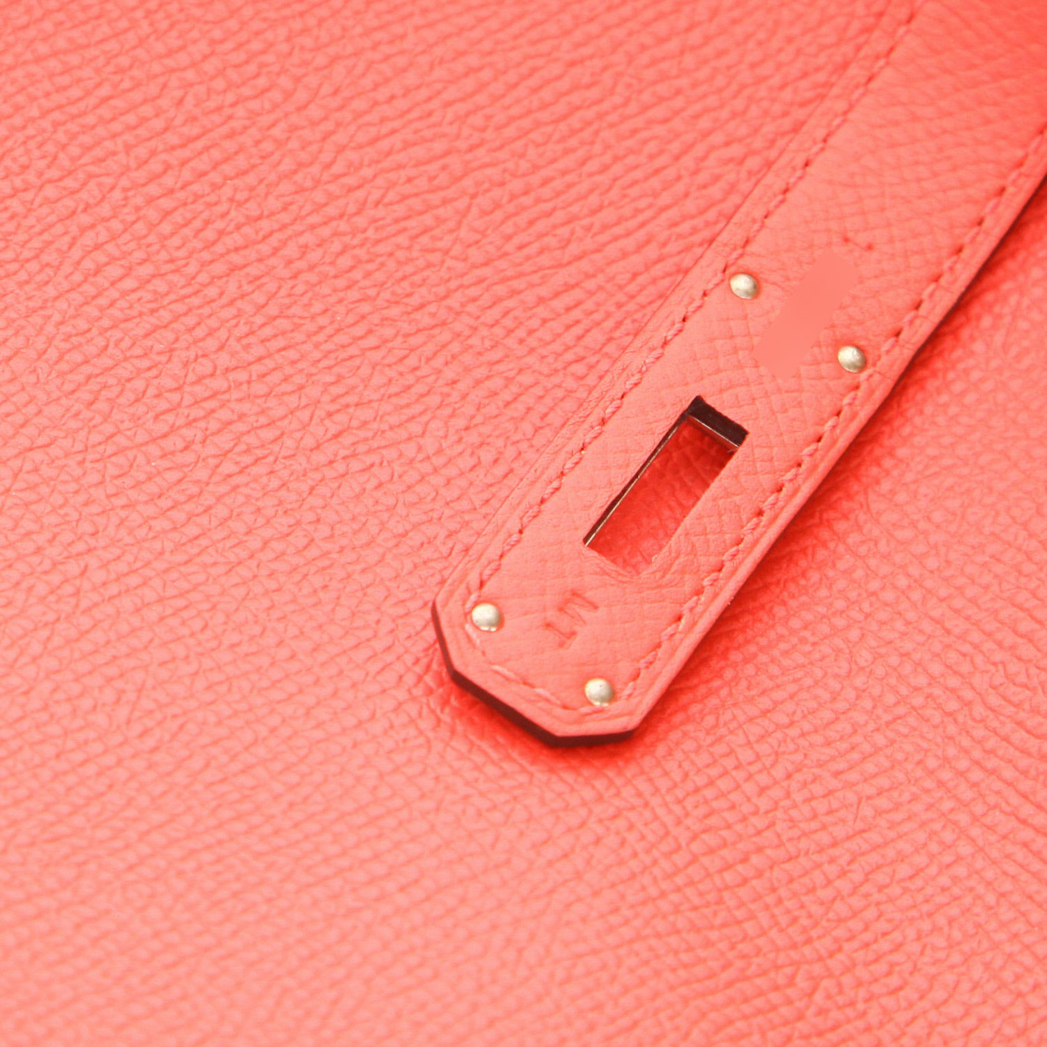 Hermès Birkin 30 cm handbag in Rose Bougainvillier Epsom leather - Detail D4