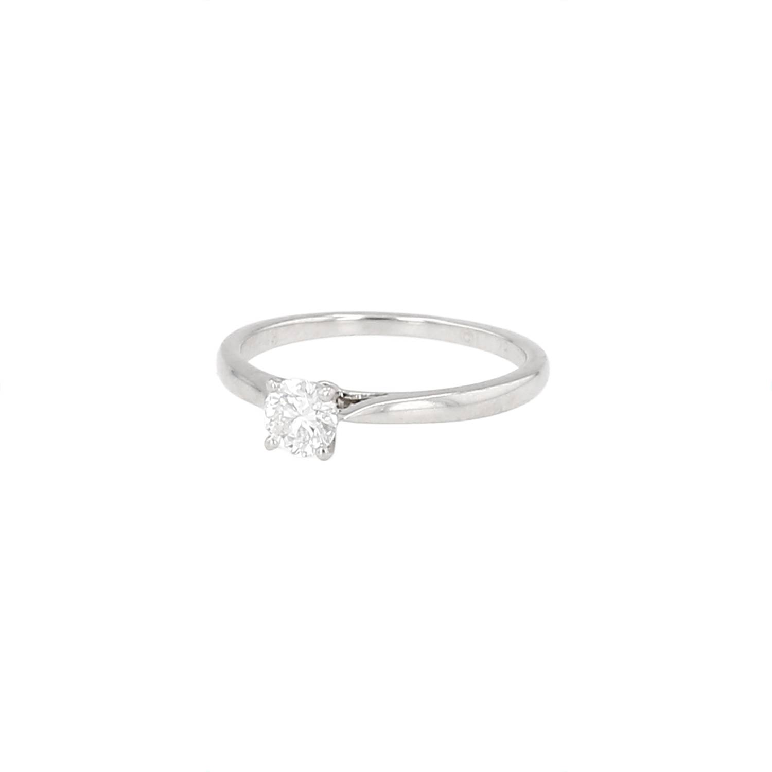 Bague Cartier 1895 Platine Diamant 0.28ct Occasion Bague Cartier 1895 Platine Diamant 0.28ct Occasion