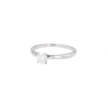 Cartier 1895 solitaire ring in platinum and 88 Fortune Facets diamond