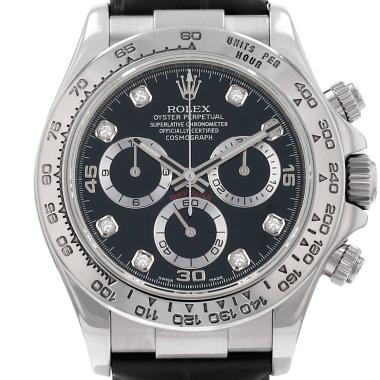 Montre Rolex Daytona Automatique en or blanc Ref: Rolex - 116519  Vers 2005