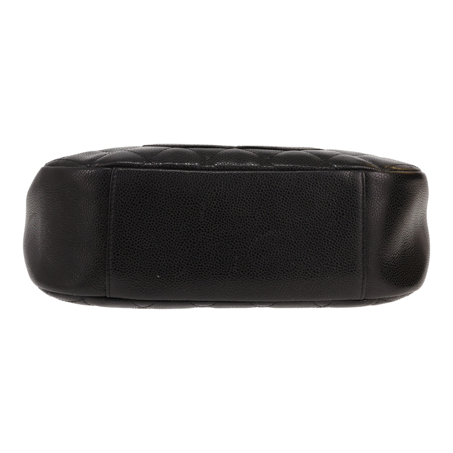 Borsa Chanel   in pelle martellata nera trapuntata - Detail D1