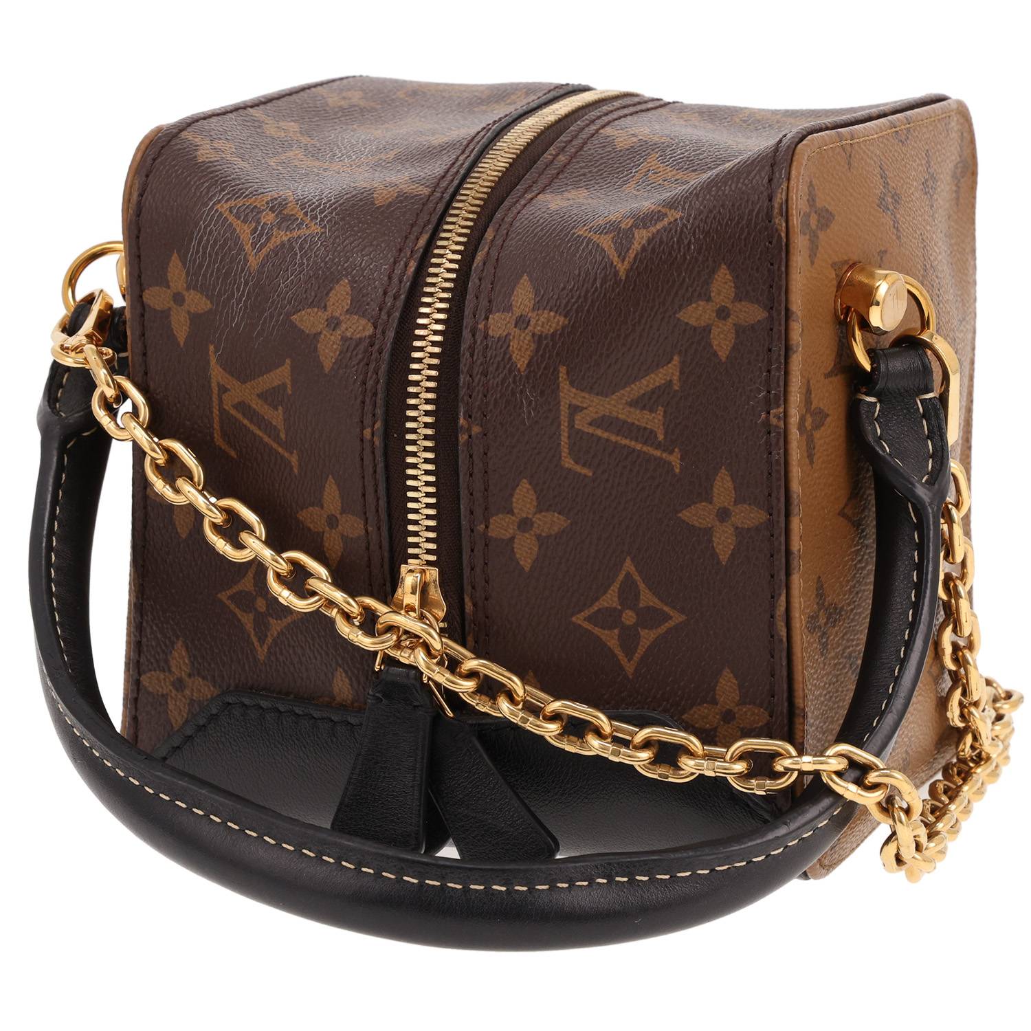 Sac Louis Vuitton Square Bag Monogram Marron Occasion