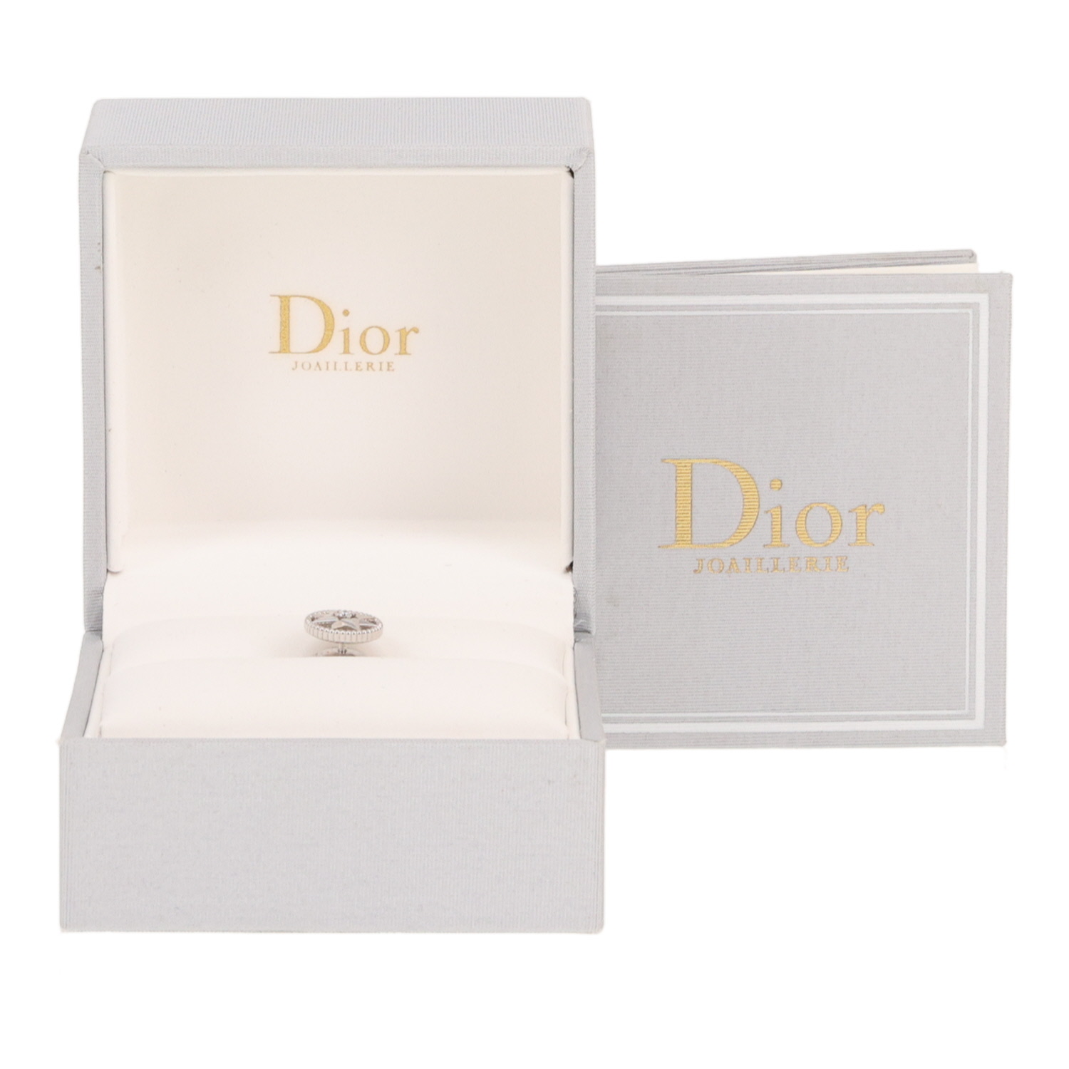 Orecchino Dior Rose des vents in oro bianco e diamanti - Detail D2