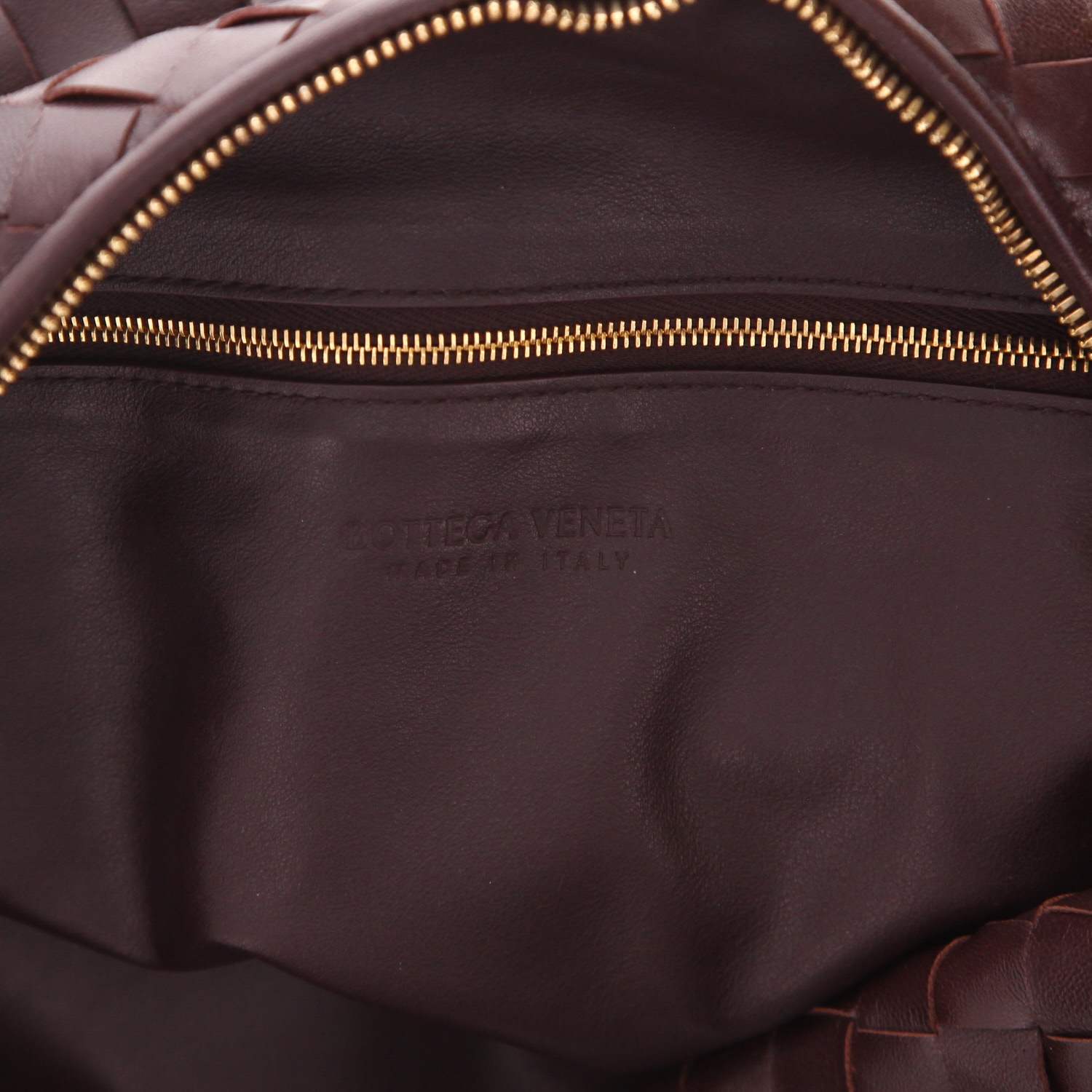 Bolso de mano Bottega Veneta «Jodie» de piel intrecciato color Prune - Detail D2