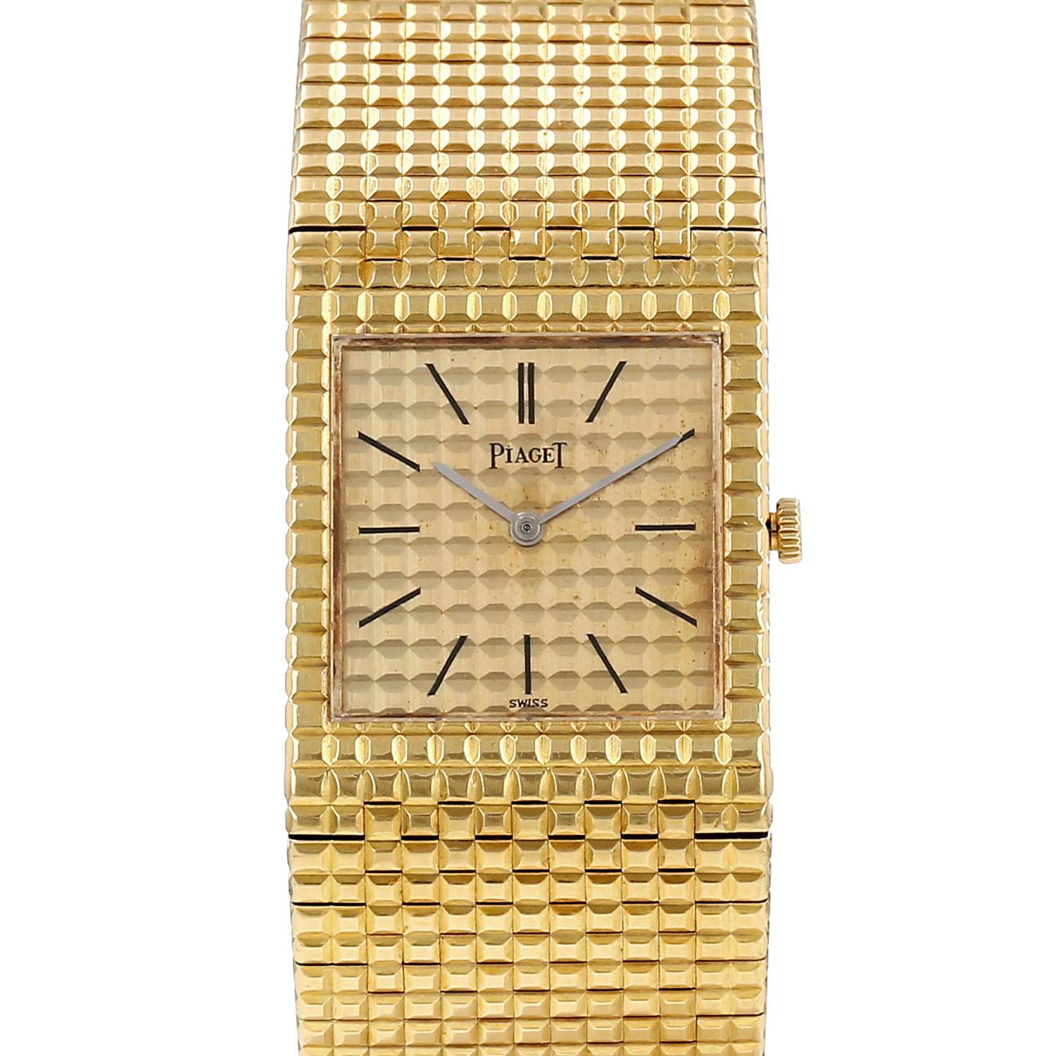 Montre Piaget Vintage en or jaune Ref: Piaget - 9352 Vers 1965 Montre Piaget Vintage en or jaune Ref: Piaget - 9352 Vers 1965