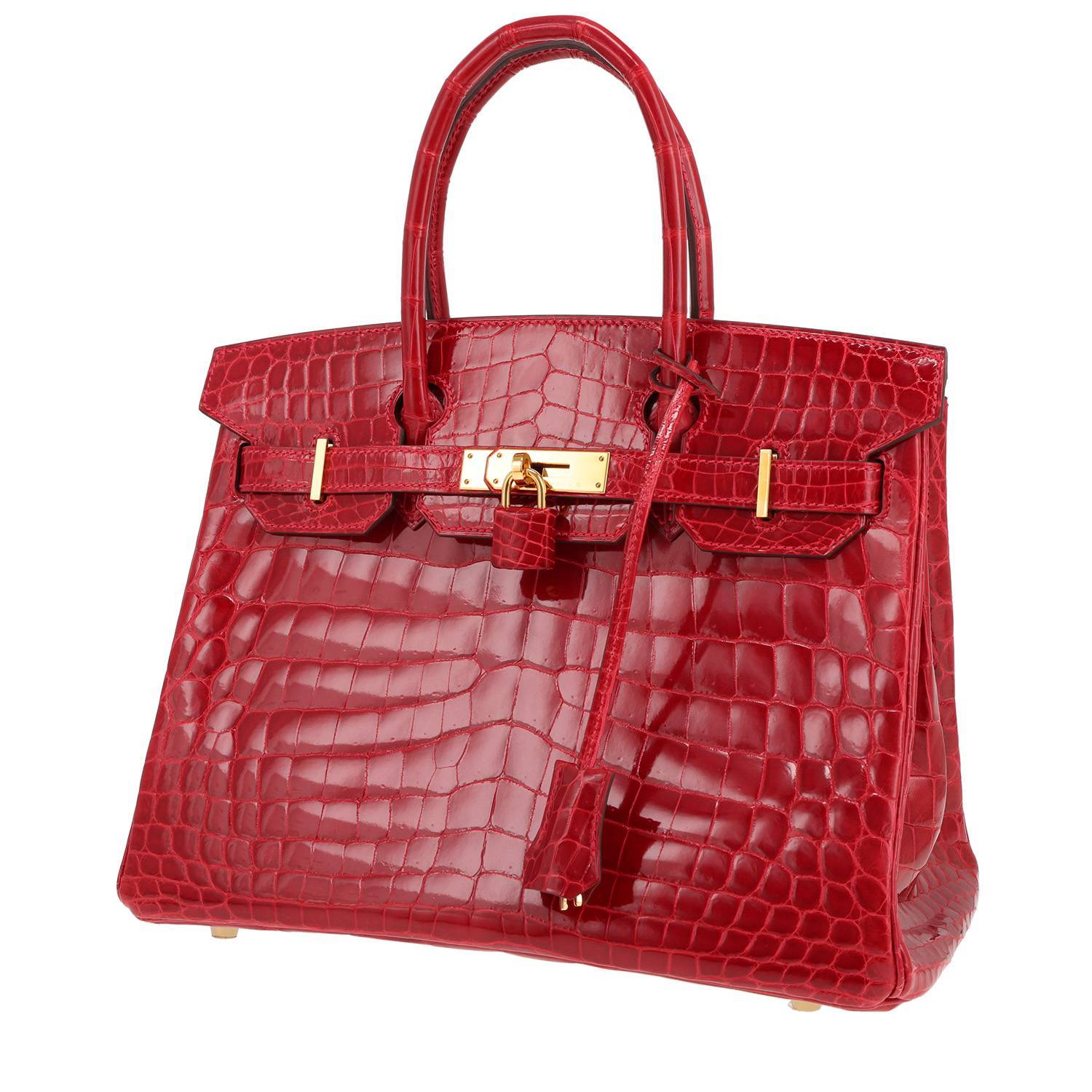 Hermès Birkin 30 Crocodile Rouge Vif 2017 Occasion