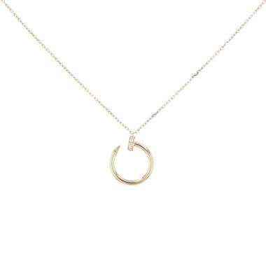 Cartier Juste un clou necklace in yellow gold and diamonds