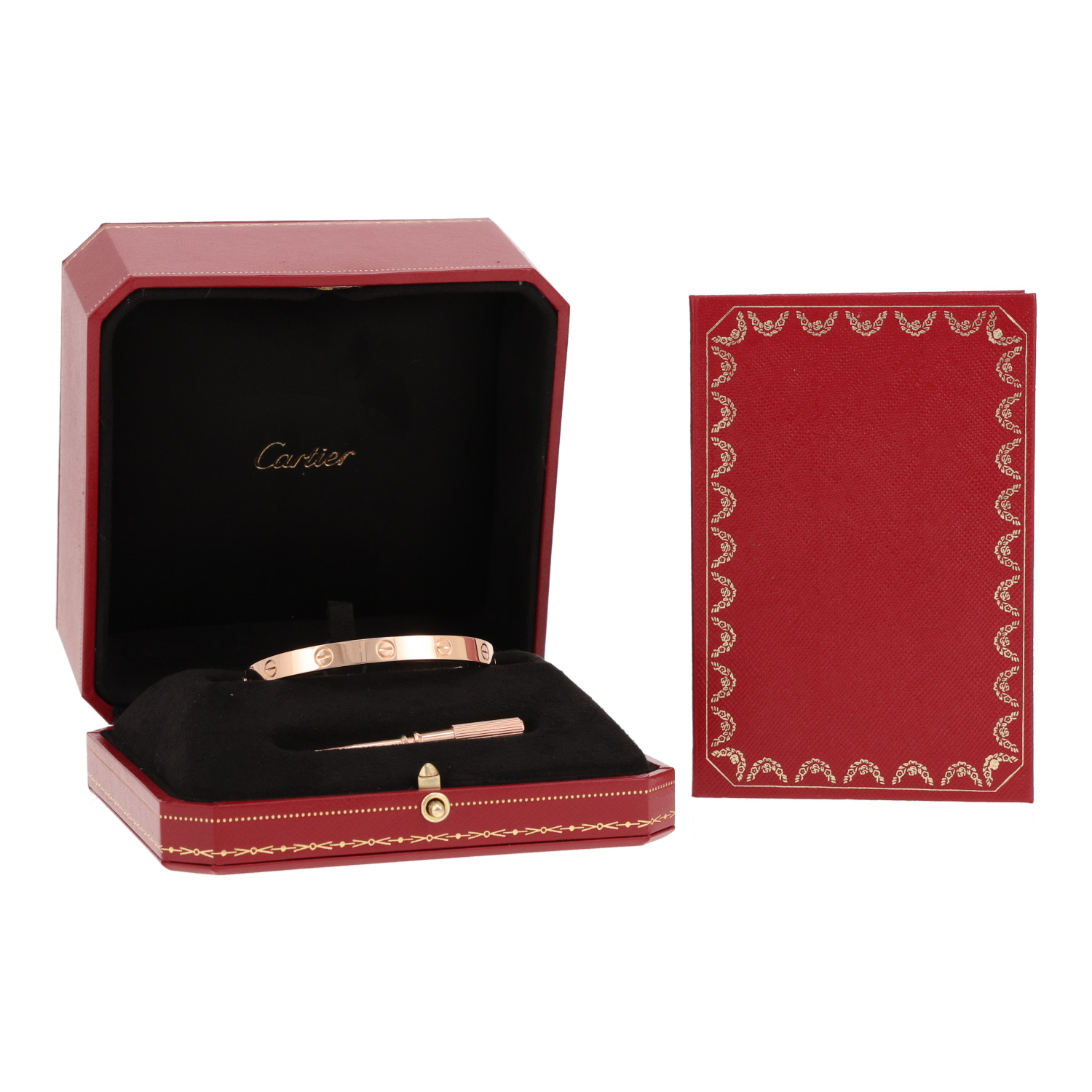 Cartier Love bangle classic model in rose gold