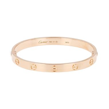 Cartier Love bangle classic model in rose gold