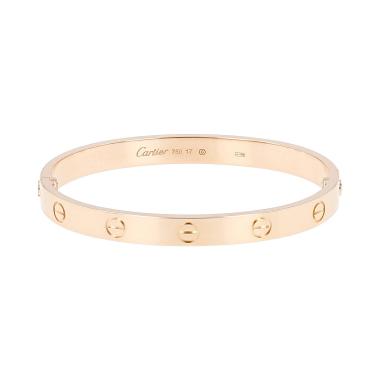 Pulsera Cartier Love de oro rosa