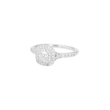 Anillo Soleste de Tiffany Co. en platino y diamantes