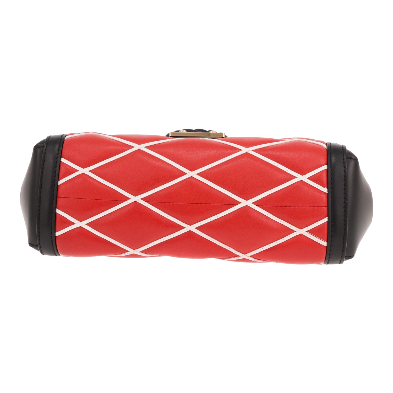 Louis Vuitton handbag – Malletage in red, Noir and Blanc quilted leather - Detail D1