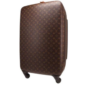 Maleta Louis Vuitton Zephyr de lona Monogram marrón y piel natural