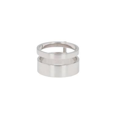 Bague Repossi Berbère 2 rangs en or blanc