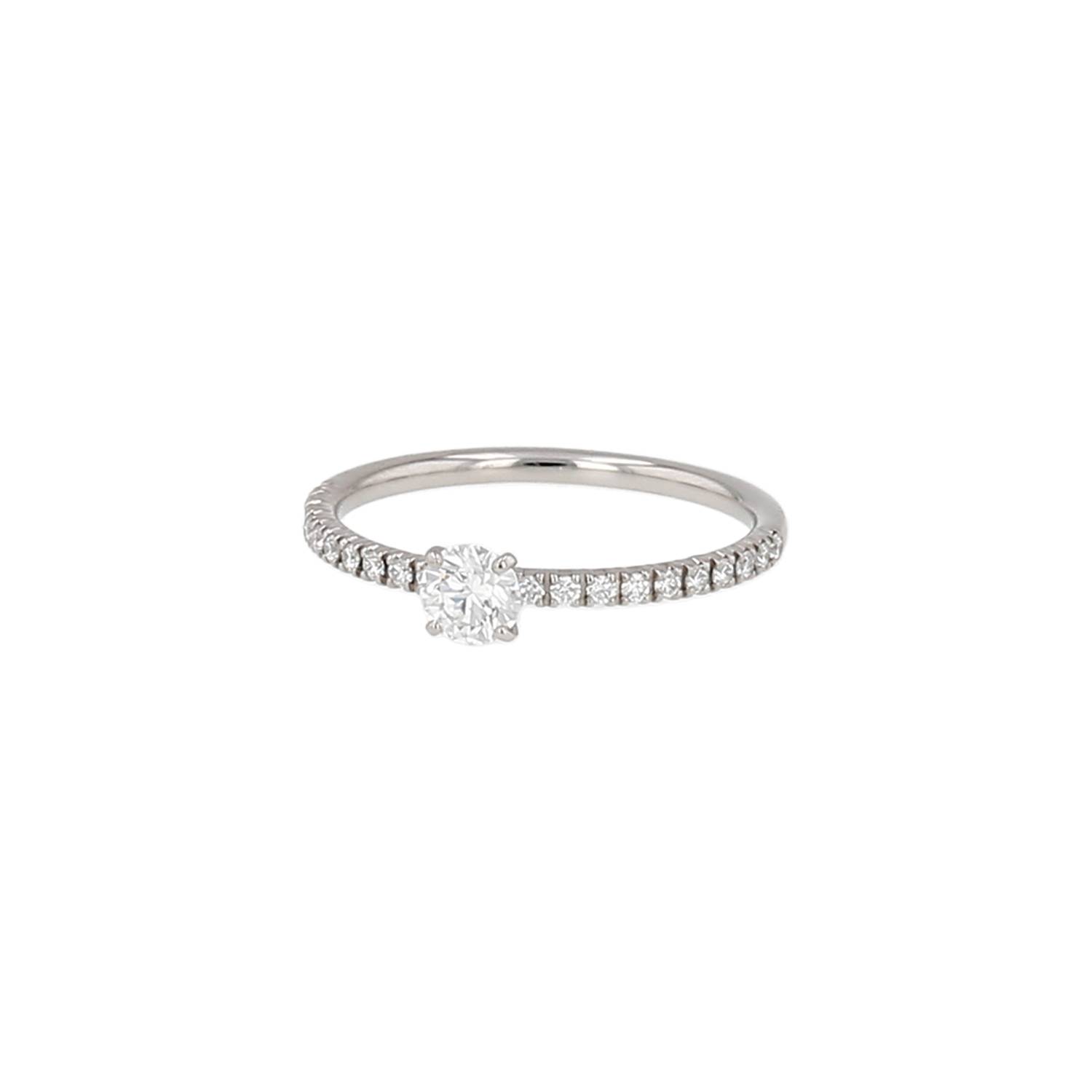Bague Cartier Etincelle Platine Diamants Occasion Bague Cartier Etincelle Platine Diamants Occasion
