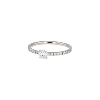 Anello Cartier Etincelle in platino e diamanti
