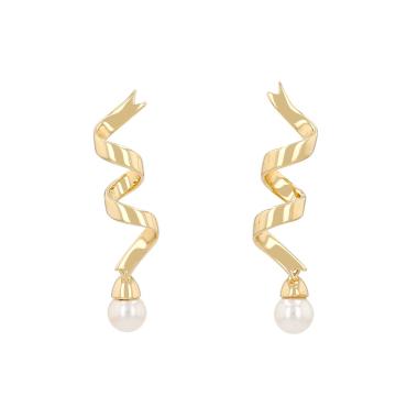 Coppia di orecchini Tiffany & Co. in oro giallo e perle coltivate