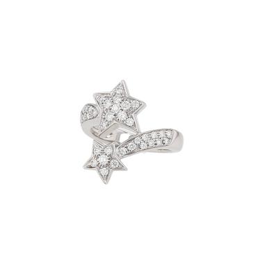 Anello Chanel Comète Géode in oro bianco e diamanti