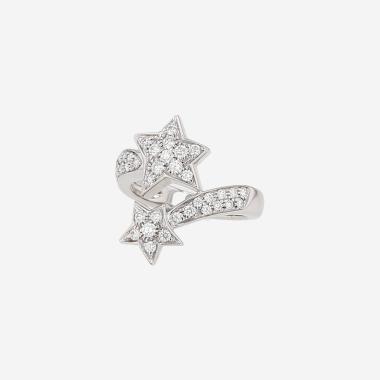 Bague Chanel Comète Géode en or blanc et diamants