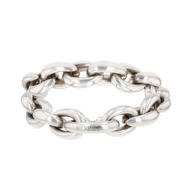 Bracelet Hermès Acrobate grand modèle en argent