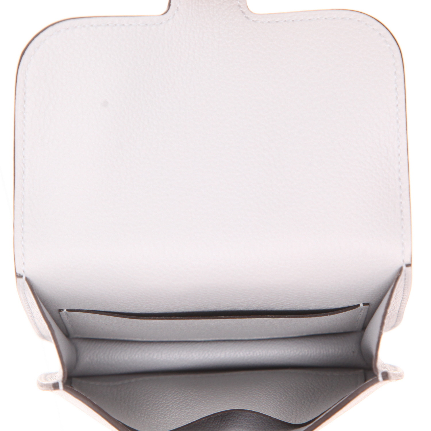 Bolso Hermès «Constance Slim» de piel Evercolor gris - Detail D3